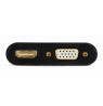Gembird A-VGA-HDMI-02 video cable adapter 0.15 m HDMI + VGA (D-Sub) VGA (D-Sub) Black