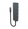 SAVIO Hub USB-C - 4 x USB-A, AK-54