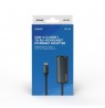 SAVIO Adapter USB-C 3.1 Gen.1 (M) to RJ-45 Gigabit Ethernet (F), 1000 Mbps, AK-56, grey