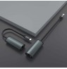 SAVIO Adapter USB-C 3.1 Gen.1 (M) to RJ-45 Gigabit Ethernet (F), 1000 Mbps, AK-56, grey