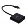 Gembird A-CM-HDMIF-03 USB Type-C to HDMI adapter cable, 4K@30Hz, 15 cm, black