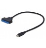 Gembird USB 3.0 Type-C male to SATA 2.5 drive adapter USB cable 0.2 m 2.0 USB C Black