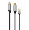 Gembird A-HDMIM-DPM-01 video cable adapter 2 m HDMI Type A (Standard) DisplayPort Black