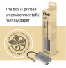 CLUB3D USB3.2 Gen1 Type-C to Dual Link DVI-D HDCP ON version Active Adapter M/F