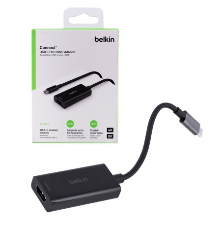 Belkin AVC013BTBK video cable adapter HDMI Type A (Standard) USB Type-C Black