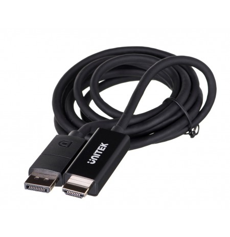 UNITEK CABLE ADAPTER DP 1.2 - HDMI, 4K 60HZ, 1,9M