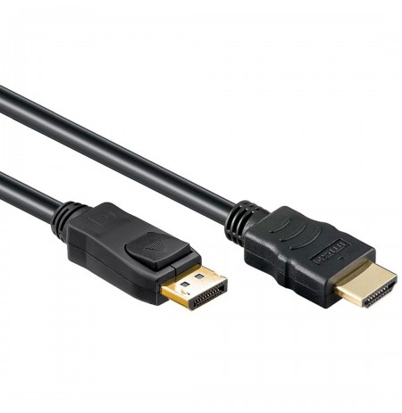 Cable GEMBIRD CC-DP-HDMI-6 (HDMI M - DisplayPort M, 1,8m, black color)