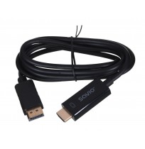 Cable SAVIO CL-56 (HDMI M - DisplayPort M, 1,5m, black color)