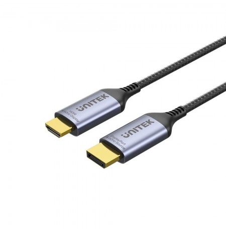 UNITEK CABLE DISPLAYPORT 1.4 TO HDMI 2.1, 8K, 1,8M