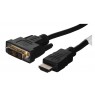 Cable Lanberg CA-HDDV-10CC-0018-BK (HDMI M - DVI-D (18+1) M, 1,8m, black color)