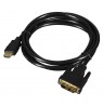 Cable Lanberg CA-HDDV-10CC-0018-BK (HDMI M - DVI-D (18+1) M, 1,8m, black color)