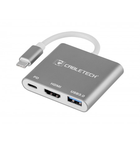 Connector adapter Cabletech plug Type-C - USB 3.0 HDMI 2.0 Type-C sockets