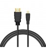 Cable SAVIO cl-39 (HDMI M - Micro HDMI M, 1m, black color)