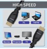Qoltec 50353 HDMI v2.1 Cable Ultra high speed 8K | 60Hz | 26AWG | GOLD | 5m