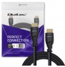 Qoltec 50353 HDMI v2.1 Cable Ultra high speed 8K | 60Hz | 26AWG | GOLD | 5m