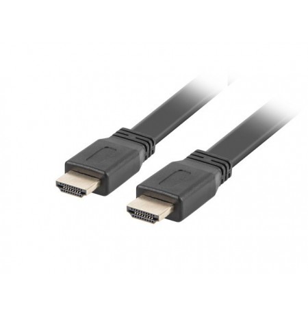 Cable Lanberg CA-HDMI-21CU-0010-BK (HDMI M - HDMI M, 1m, black color)