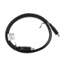 Cable Lanberg CA-HDMI-21CU-0010-BK (HDMI M - HDMI M, 1m, black color)