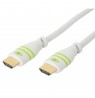 Techly HDMI High Speed mit Ethernet Kabel A/A/M/M 10m weiĂź