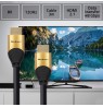Qoltec 50356 HDMI v2.1 Cable Ultra high speed 8K | 60Hz | 28AWG | GOLD | 3m