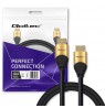 Qoltec 50354 HDMI v2.1 Cable Ultra high speed 8K | 60Hz | 30AWG | GOLD | 1m