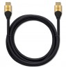 Qoltec 50354 HDMI v2.1 Cable Ultra high speed 8K | 60Hz | 30AWG | GOLD | 1m