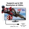 CLUB3D Ultra High Speed HDMI 4K120Hz, 8K60Hz Certified Cable 48Gbps M/M 2 m / 6.56 ft