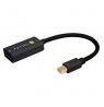 Techly IADAP MDP-HDMIF8K video cable adapter Mini DisplayPort HDMI Black