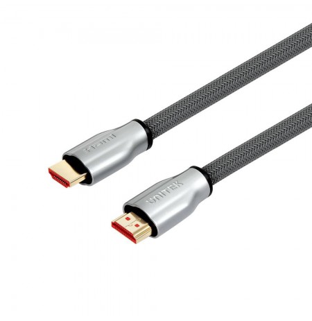 UNITEK Y-C136RGY HDMI cable 1 m HDMI Type A (Standard) Silver,Zinc