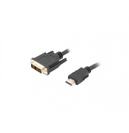 Cable Lanberg CA-HDDV-10CC-0030-BK (HDMI M - DVI-D (18+1) M, 3m, black color)