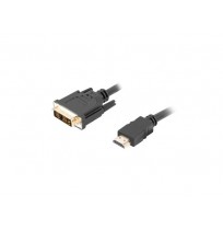 Cable Lanberg CA-HDDV-10CC-0030-BK (HDMI M - DVI-D (18+1) M, 3m, black color)