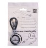 Cable GEMBIRD CCAP-444-1M (Mini Jack M - Mini Jack M, 1m, black color)