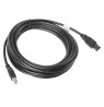 Cable Lanberg CA-USBA-10CC-0050-BK (USB 2.0 M - USB 2.0 type B M, 5m, black color)