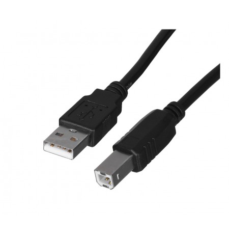Cable Lanberg CA-USBA-10CC-0018-BK (USB 2.0 M - USB 2.0 M, 1,8m, black color)
