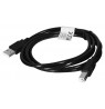 Cable Lanberg CA-USBA-10CC-0018-BK (USB 2.0 M - USB 2.0 M, 1,8m, black color)