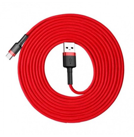Baseus CATKLF-U09 mobile phone cable Black, Red 3 m USB A USB C