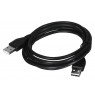 Cable GEMBIRD CCP-USB2-AMAM-6 (USB 2.0 type A M - USB 2.0 type A M, 1,8m, black color)