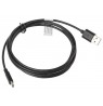 Cable Lanberg CA-USBO-10CC-0018-BK (USB 2.0 type A M - USB type C M, 1,8m, black color)