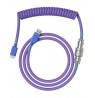 Glorious Coiled Cable Nebula, USB-C to USB-A, 1.37m - purple