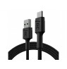 Green Cell KABGC22 USB cable USB 2.0 1.2 m USB A USB C Black