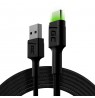 Green Cell KABGC13 USB cable USB 2.0 2 m USB A USB C Black
