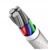 Baseus CATLGD-02 lightning cable 1 m White