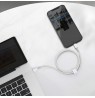 Baseus CATLGD-02 lightning cable 1 m White