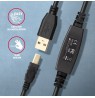 AXAGON ADR-220B Active USB 2.0 Connection Cable, USB-A to USB-B - 20m
