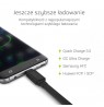 Green Cell KABGC03 USB cable 0.25 m USB A USB C Black