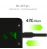 Green Cell KABGC03 USB cable 0.25 m USB A USB C Black