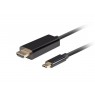 LANBERG CABLE USB-C(M)-daugiau HDMI(M) 3M 4K 60HZ BLACK