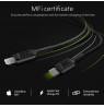 Green Cell KABGC07 lightning cable 1 m Black