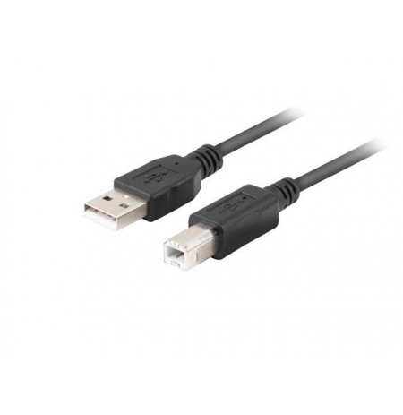 Lanberg CA-USBA-15CU-0010-BK kabel USB 1m 2.0 USB A-daugiau USB-B Black