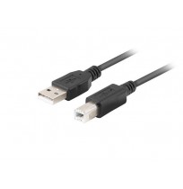 LANBERG CA-USBA-15CU-0010-BK cable USB 2.0 AM-BM with ferrite 1m black