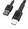Green Cell KABGC12 lightning cable 2 m Black
